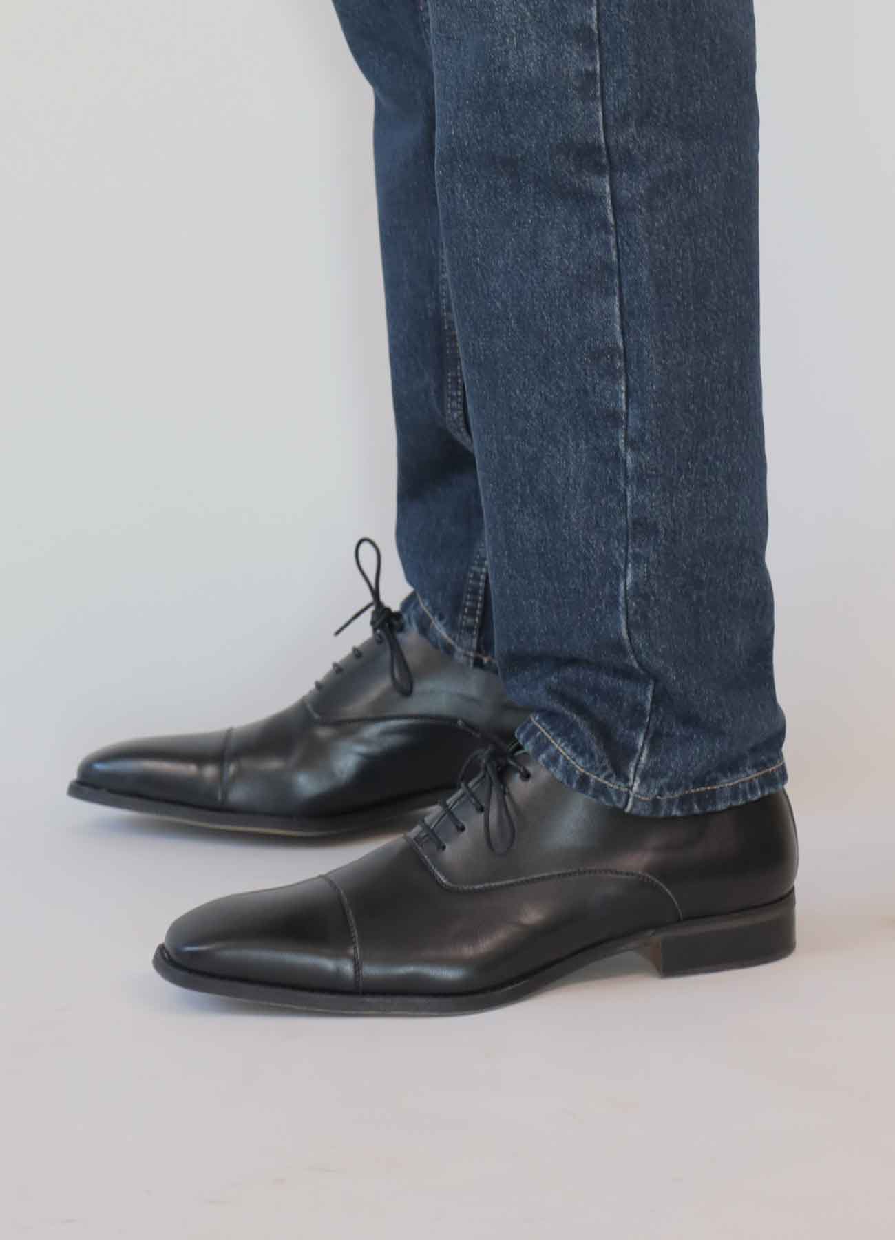 Oxford Shoes Black Carbon - Imagen 6